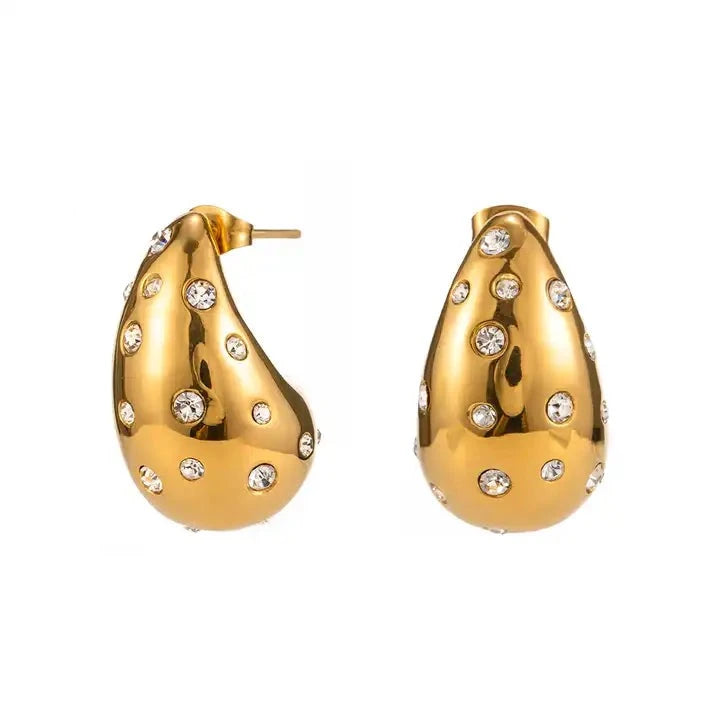 TEARDROP ZIRCONIA | EARRINGS